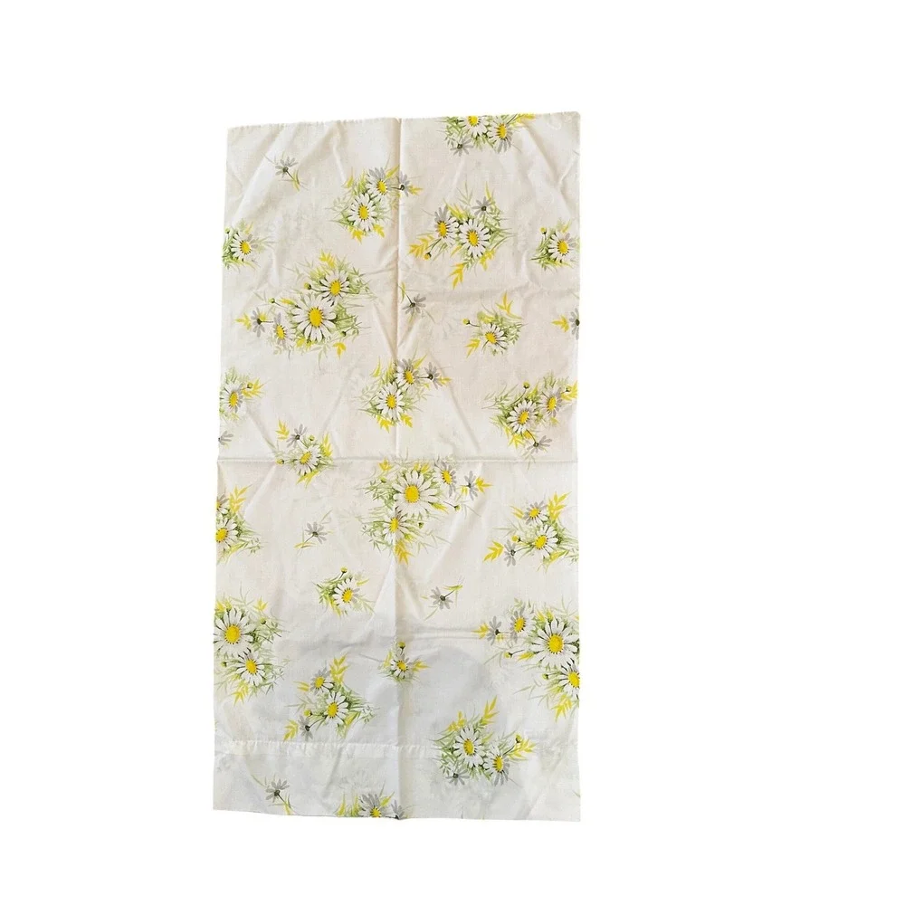 Vintage Springmaid Wondercale Daisy Floral Pillowcase King‎ 70s Retro Cottage